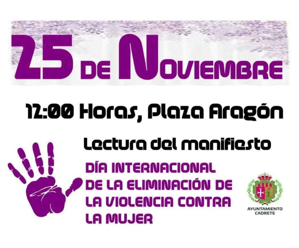 Dia internacional de la eliminacion de la violencia contra la mujer