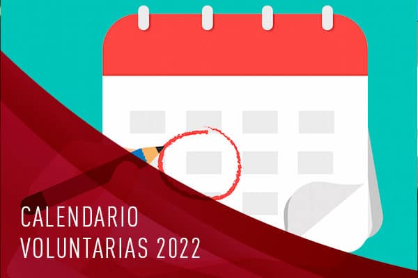 Destacada calendario de voluntarias ejercicio 2022
