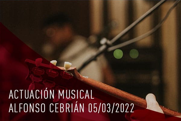 Actuación musical Alfonso Cebrián