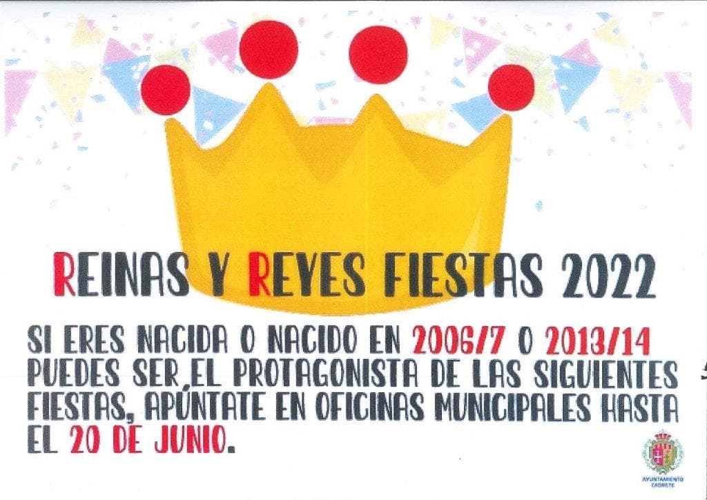 Reinas y reyes fiestas 2022